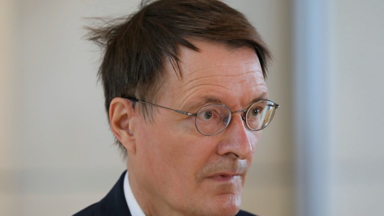 Gesundheitsminister Lauterbach Portrait